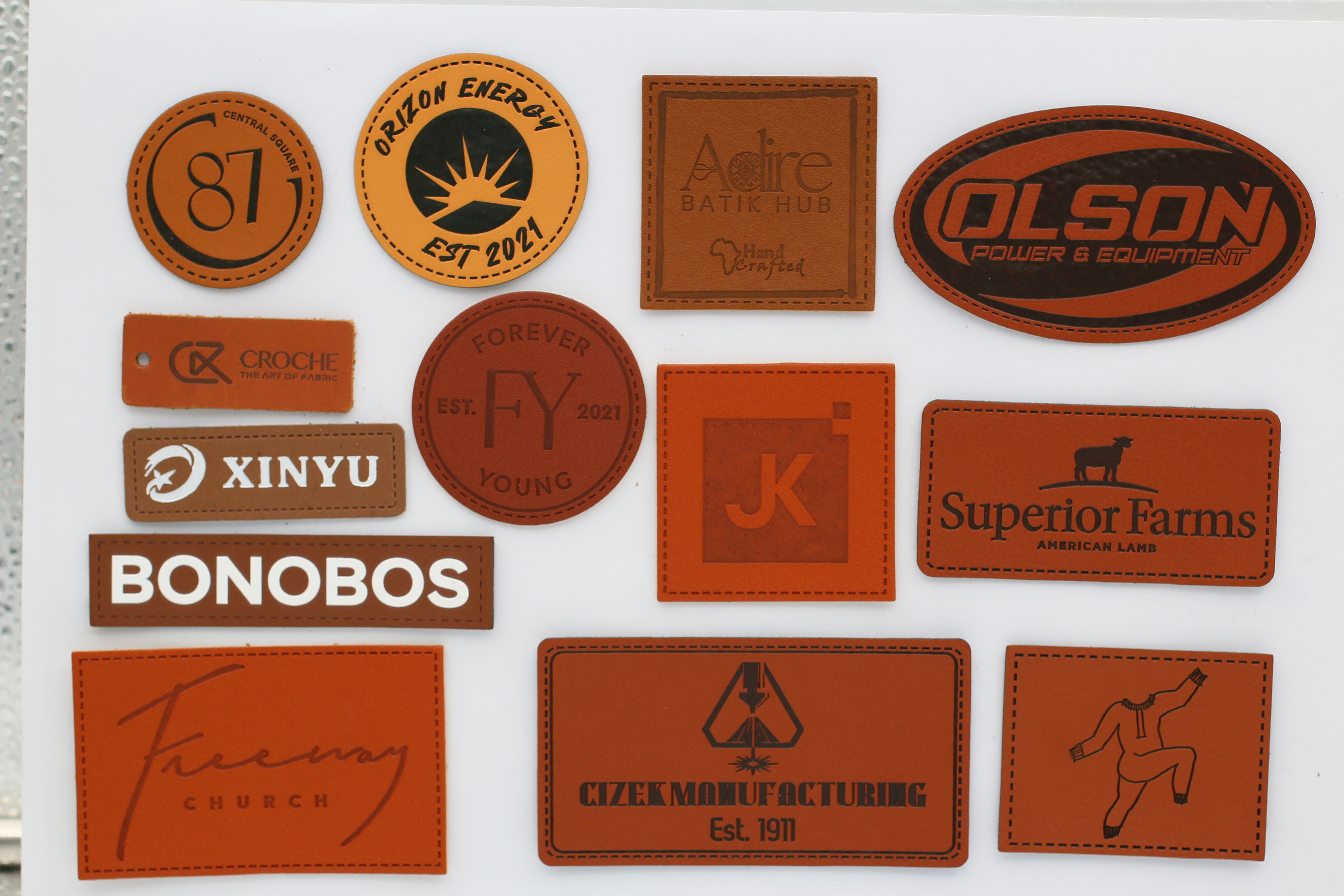Custom Leather Patches reference 2