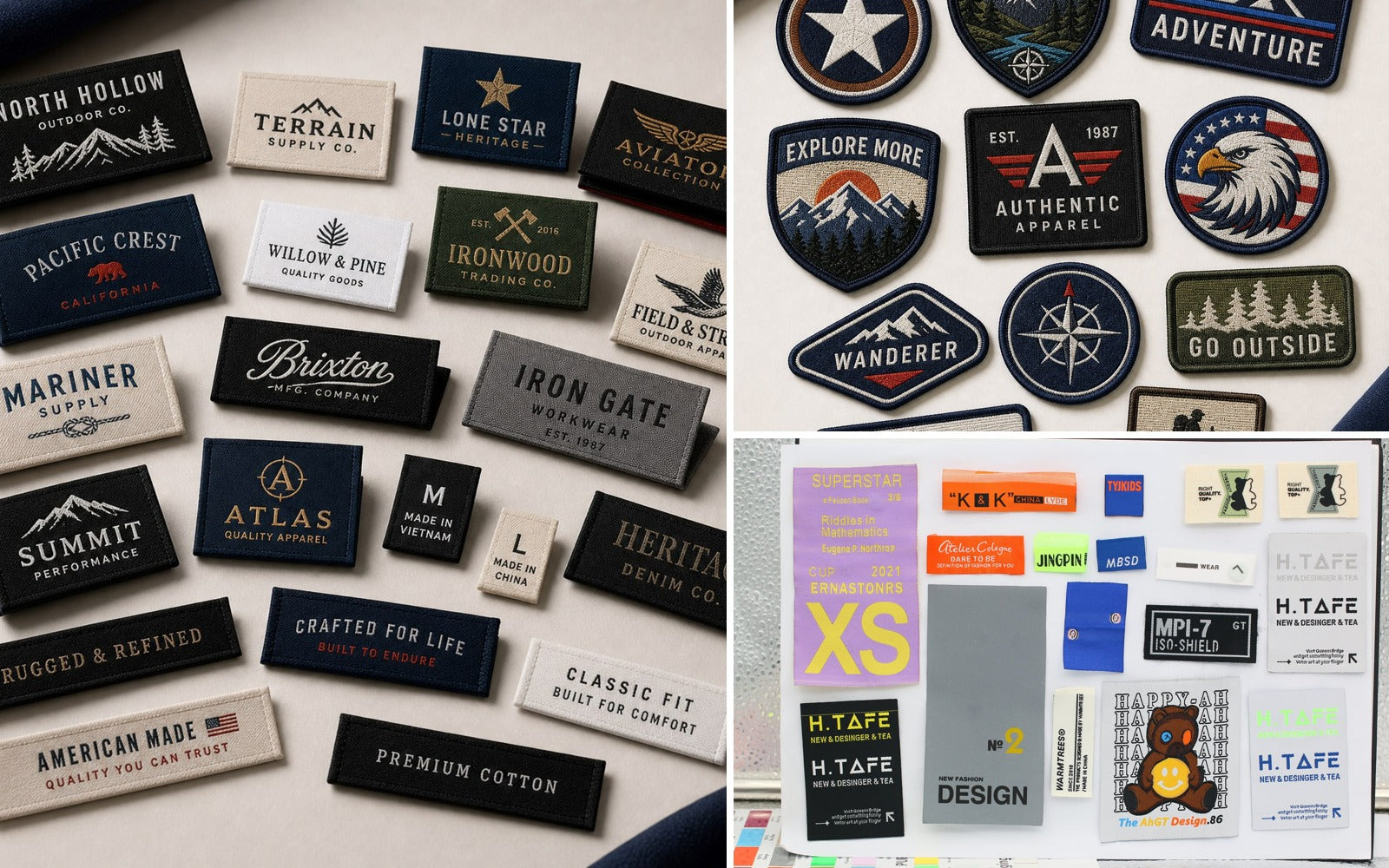Custom Woven Labels, Woven Badges & Brand Trims