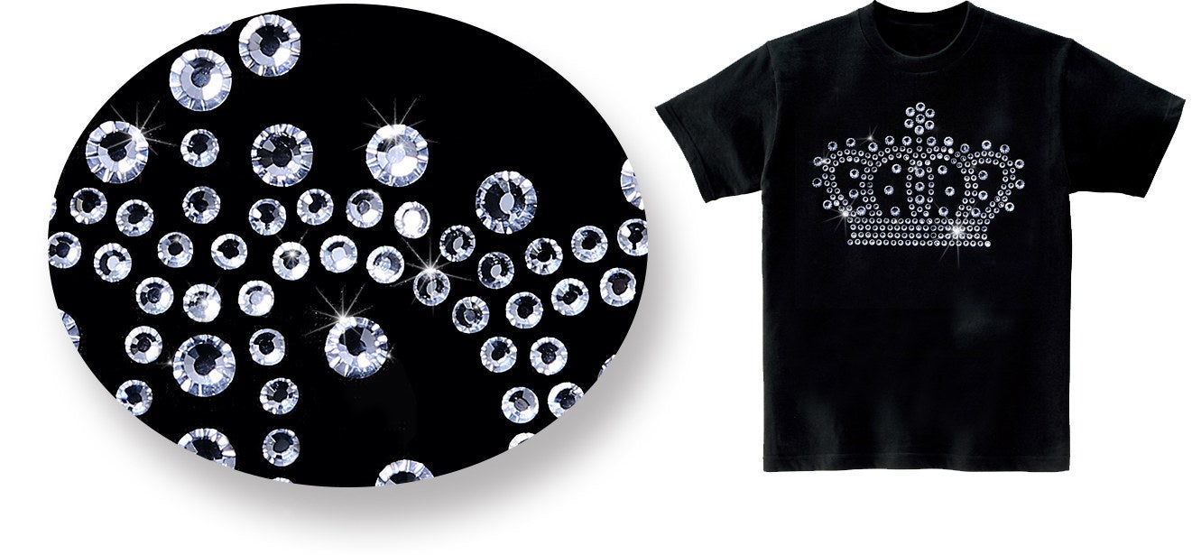 Custom Hot Fix Rhinestone Transfers reference 1