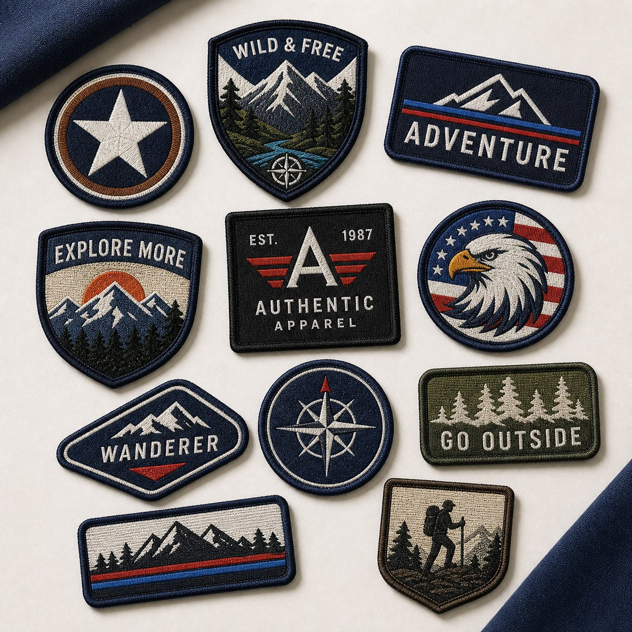 WOV02 Woven Patch sample reference