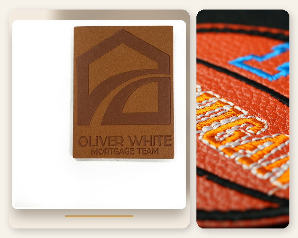Leather patch and label reference